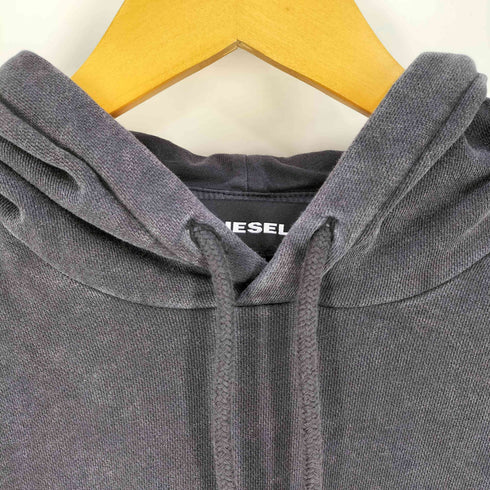 ディーゼル DIESEL ロゴプリント フェード プルオーバー パーカー メンズ import:L