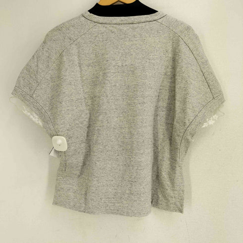 ブルネロクチネリ BRUNELLO CUCINELL イタリア製 レースレイヤードスリーブ カットソー レディース import:M