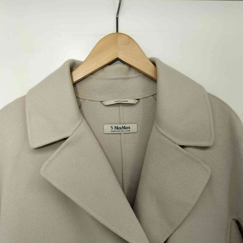 エスマックスマーラ S Max Mara ピュアウール CUCITO&MANO チェスターコート レディース FR:38