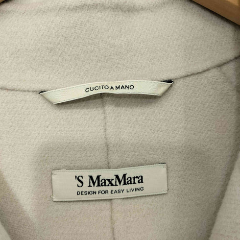 エスマックスマーラ S Max Mara ピュアウール CUCITO&MANO チェスターコート レディース FR:38