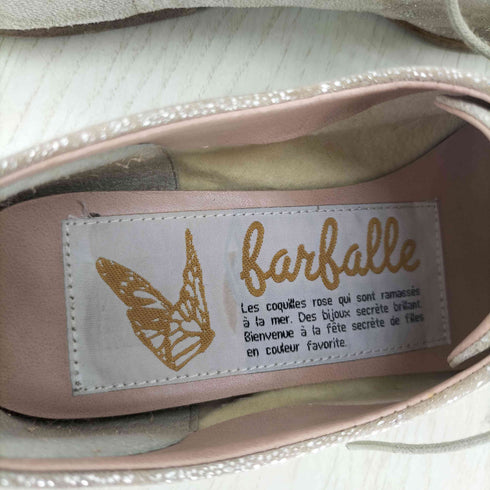 farfalle クラック加工 レースアップシューズ レディース 35