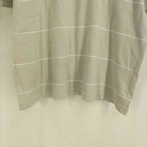 ナイキ NIKE 00S ロゴ刺繍 ボーダー S/S Tシャツ メンズ import:L
