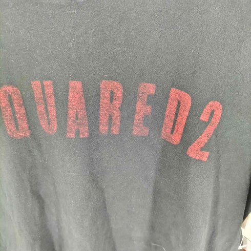 ディースクエアード DSQUARED2 Dyed Slouch Fit ロゴプリントTシャツ メンズ M
