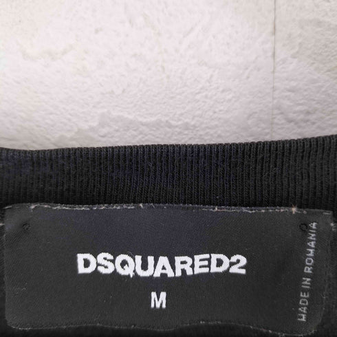 ディースクエアード DSQUARED2 Dyed Slouch Fit ロゴプリントTシャツ メンズ M