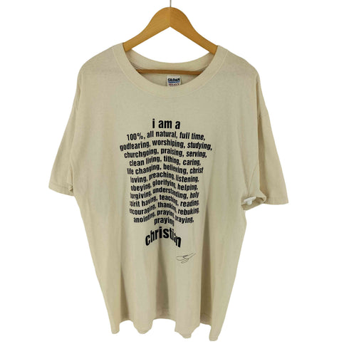 ギルダン GILDAN 90s Christian 英文プリント Tシャツ メンズ XL