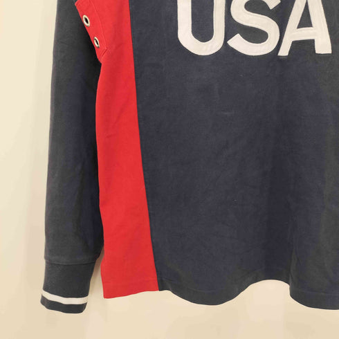 ポロバイラルフローレン Polo by RALPH LAUREN CUSTOM FIT ビッグポニー USA 刺繍 L/S ラガー シャツ メンズ import:S