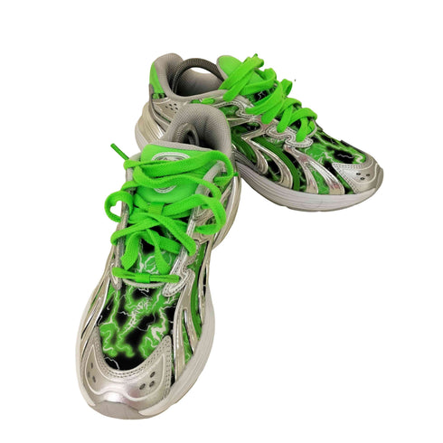 プーマ PUMA INVERSE SILVER-FLURO GREEN PES メンズ JPN:26