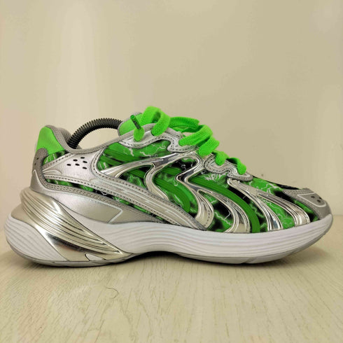 プーマ PUMA INVERSE SILVER-FLURO GREEN PES メンズ JPN:26