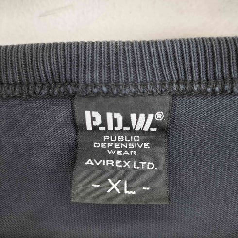 ポートランドデザインワークス P.D.W ロゴプリント L/S コットンTシャツ メンズ JPN:XL