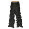シーイン SHEIN ギャザー ナイロンパンツ レディース