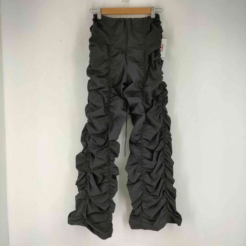 シーイン SHEIN ギャザー ナイロンパンツ レディース