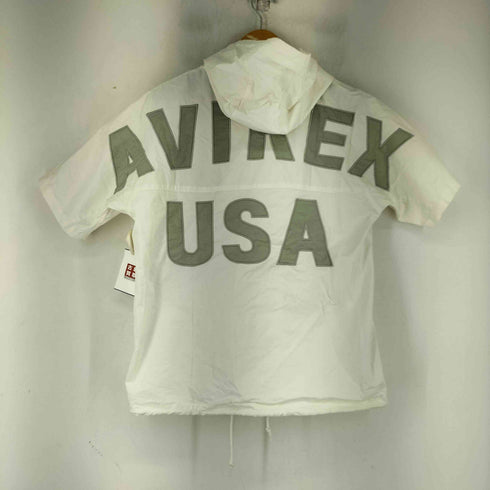 アヴィレックス AVIREX HOODED ZIP UP SHIRT BIG LOGO メンズ JPN:L