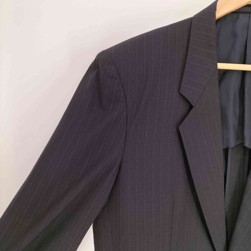 コムデギャルソンオム COMME des GARCONS HOMME AD1990 90AW 田中オム シングルブレスト 2B ストライプ ウール テーラードジャケット メンズ JPN:L