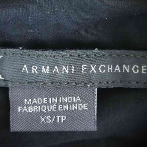 アルマーニエクスチェンジ ARMANI EXCHANGE インド製 フロントビジュー 比翼 シャツ レディース import:XS