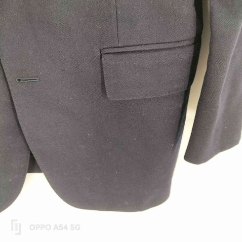 RODEX OF LONDON 裏地背抜き ウール テーラード ジャケット 金ボタン 紺ブレ ブレザー メンズ 9