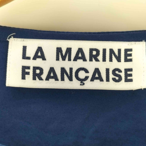 マリンフランセーズ la marine francaise クルーネック七分袖ブラウス レディース