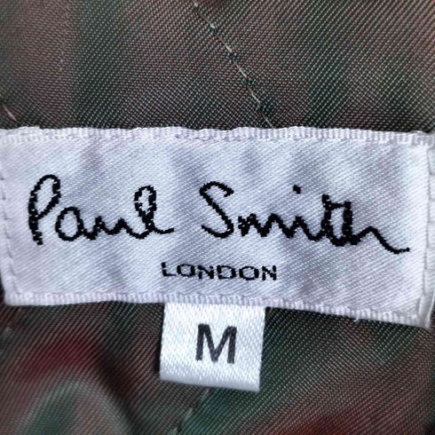 ポールスミス Paul Smith 玉虫 キルティング ライナー付き モールスキン ステンカラーコート メンズ import:M