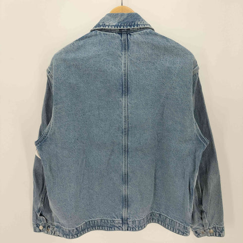 ジーユー GU 25ss デニムジップアップジャケット メンズ JPN:L
