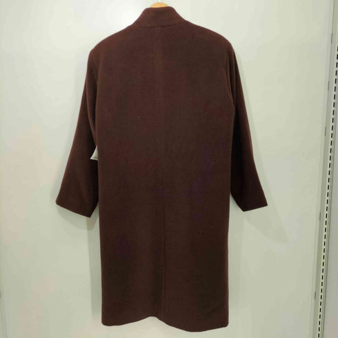 ピノーレ PINORE カシミア混 アンゴラウール ハイネックデザインコート レディース