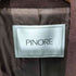 ピノーレ PINORE カシミア混 アンゴラウール ハイネックデザインコート レディース