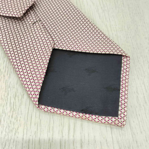 バーバリーブラックレーベル BURBERRY BLACK LABEL 総柄 コットンネクタイ メンズ