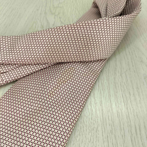 バーバリーブラックレーベル BURBERRY BLACK LABEL 総柄 コットンネクタイ メンズ