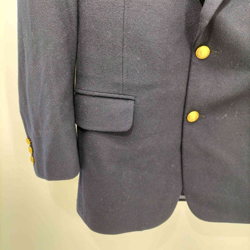 スキャパオブスコットランド Scapa OF SCOTLAND 紺ブレ 金ボタン ウールテーラードジャケット メンズ