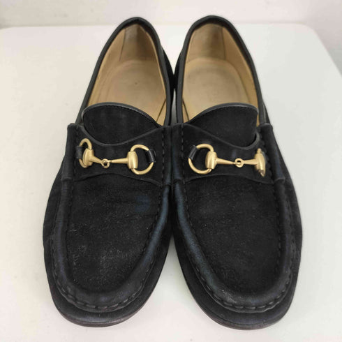 グッチ GUCCI スエード ビットローファー レディース 36