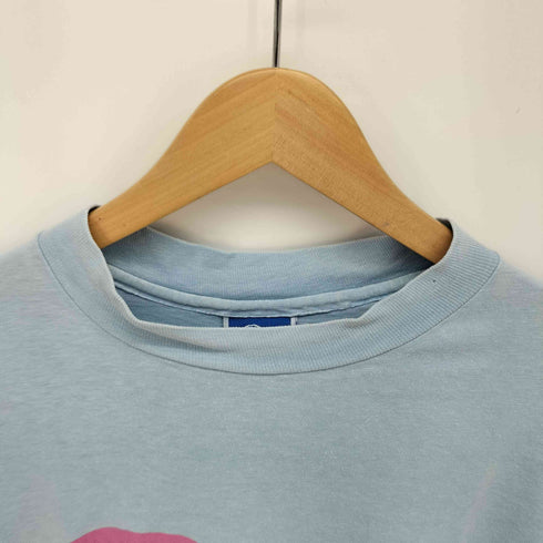 オーシャンパシフィック Ocean Pacific 80s USA製 コピーライト OP 1983 両面 プリント クルーネック Tシャツ 袖 裾 シングルステッチ メンズ import:L