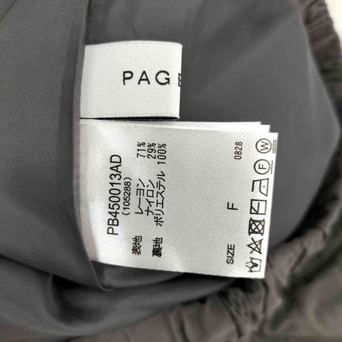 ページボーイ PAGEBOY アシメティアードスカート レディース FREE