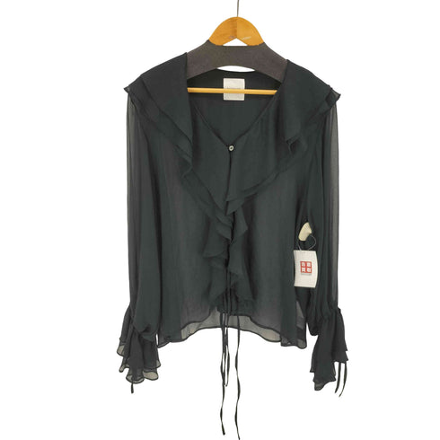 NOUNLESS AIRY RUFFLE OVER BLOUSE エアリーラッフルオーバーブラウス レディース 1
