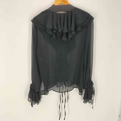 NOUNLESS AIRY RUFFLE OVER BLOUSE エアリーラッフルオーバーブラウス レディース 1