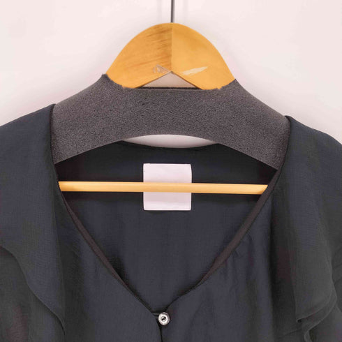 NOUNLESS AIRY RUFFLE OVER BLOUSE エアリーラッフルオーバーブラウス レディース 1