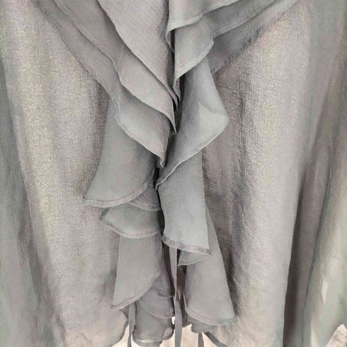 NOUNLESS AIRY RUFFLE OVER BLOUSE エアリーラッフルオーバーブラウス レディース 1