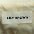リリーブラウン Lily Brown ベルト付きシャギーオーバージャケット レディース JPN:0