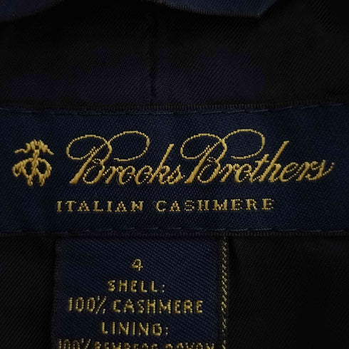 ブルックスブラザーズ BROOKS BROTHERS ITALIAN CASHMERE カシミヤ100% 2B テーラードジャケット メンズ 4