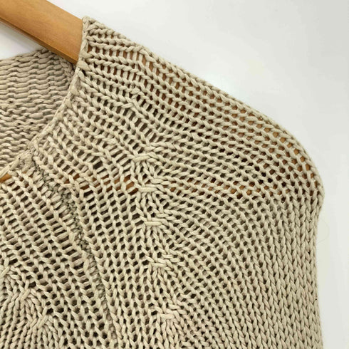エスマックスマーラ S Max Mara イタリア製 ローゲージ ノーカラー ダブルジップアップニット レディース import:S