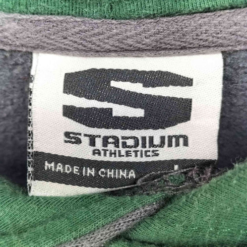 stadium athletics カレッジ 刺繍 プルオーバー パーカー メンズ import:L