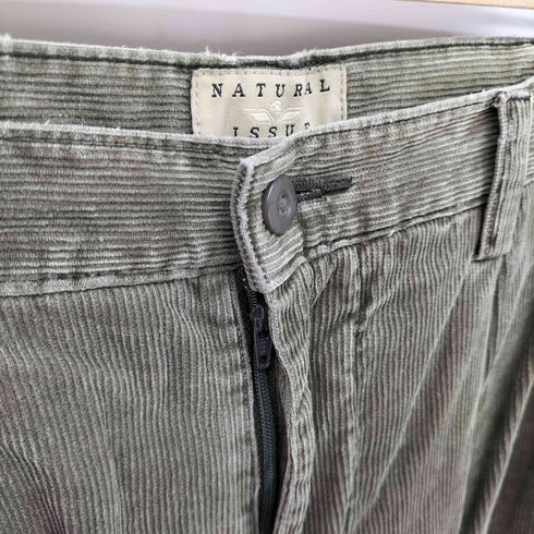 ナチュラルイシュー NATURAL ISSUE 90s 2タック 細畝 コーデュロイ パンツ メンズ 33/32