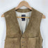 ギャップ Gap 90S OLD デカタグ スエード レザー ベスト メンズ import:M