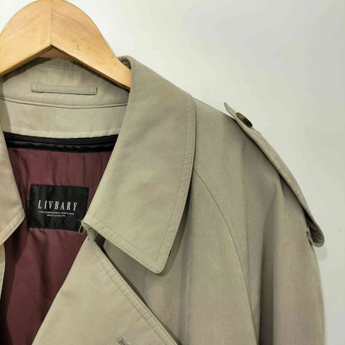 LIVBARY ライナー付き トレンチコート メンズ import:M