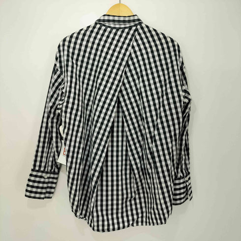 ビアズリー BEARDSLEY 23SS ギンガム ワッシャーシャツ レディース FREE