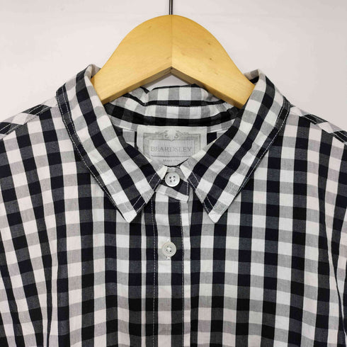 ビアズリー BEARDSLEY 23SS ギンガム ワッシャーシャツ レディース FREE