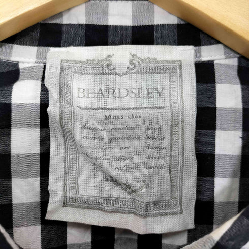 ビアズリー BEARDSLEY 23SS ギンガム ワッシャーシャツ レディース FREE
