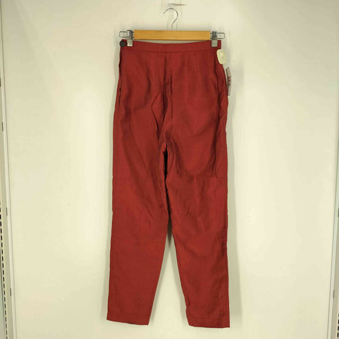 コムデギャルソン COMME des GARCONS 玉虫 サイドジップ ノータック スラックスパンツ レディース JPN:M