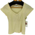 マウジー moussy V NECK FRILL RIB トップス レディース FREE