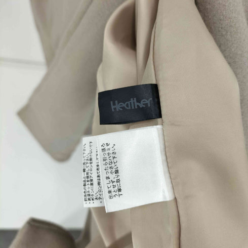 ヘザー Heather 2WAYロングコート チェスターコート レディース JPN:S