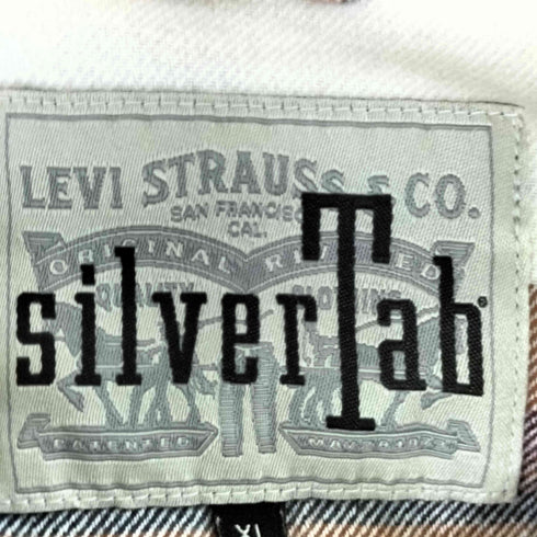 リーバイス Levis SILVERTAB(TM) 2 ポケットシャツ ホワイト KINGSLEY STRIPE メンズ import:XL