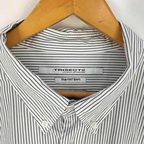 ジャーナルスタンダードトライセクト JOURNAL STANDARD TRISECT THE FAT SHIRT ストライプ シャツ メンズ JPN:L