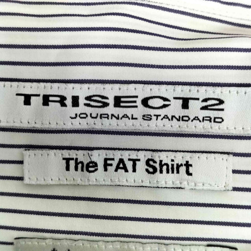 ジャーナルスタンダードトライセクト JOURNAL STANDARD TRISECT THE FAT SHIRT ストライプ シャツ メンズ JPN:L